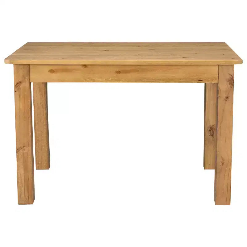 Table de salle à manger de ferme rectangulaire en pin massif 46 x 30 Flash Furniture