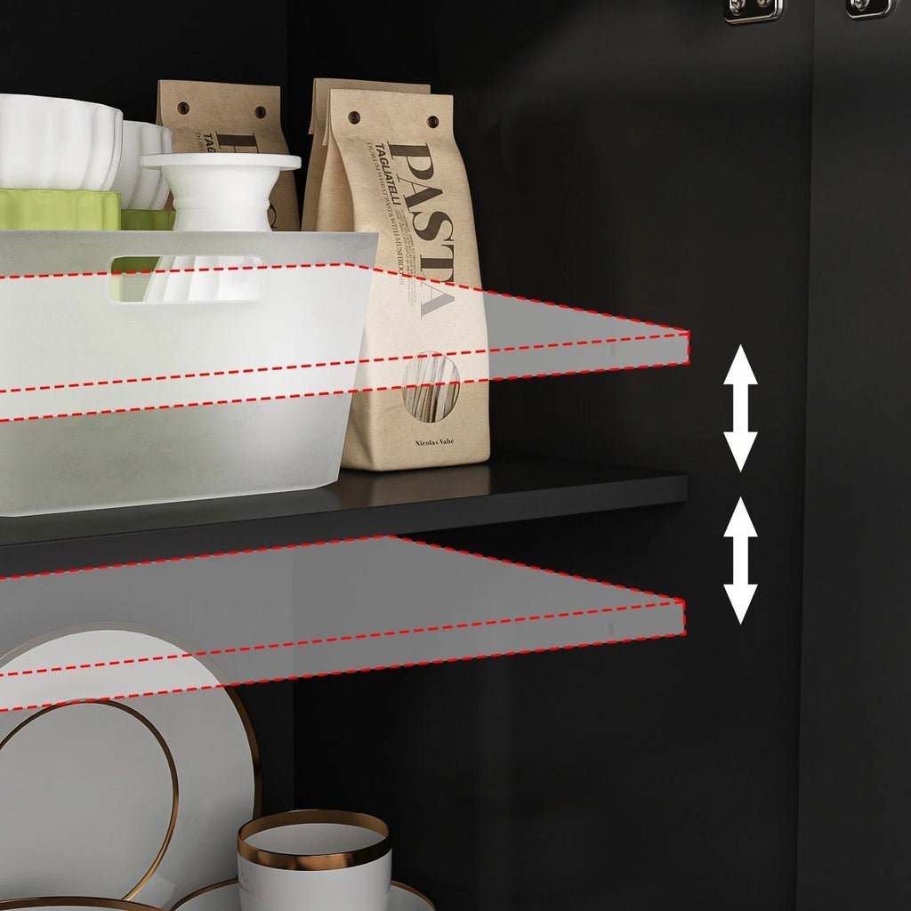 Buffet bahut 150 cm blanc laqué moderne contemporain du milieu du siècle