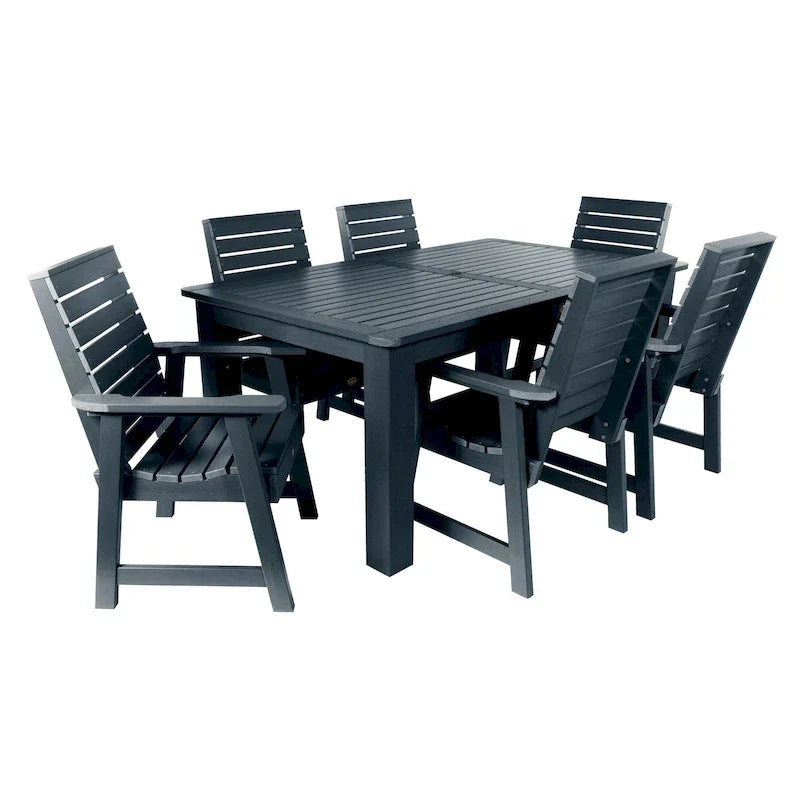 Ensemble de salle à manger d'extérieur 7 pièces HIGHWOOD PROFESSIONAL 42x72