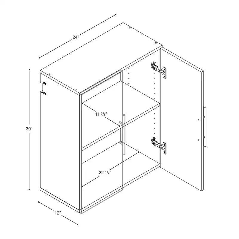 Armoire haute de 24 po