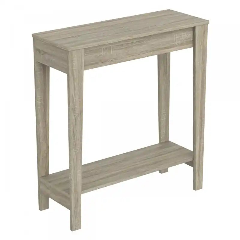 31 Console Table With 1 Shelf - Dark Taupe