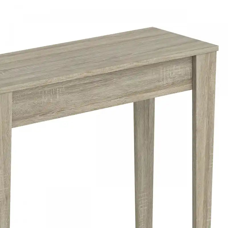 Table conique 31" avec 1 étagère - Taupe foncé