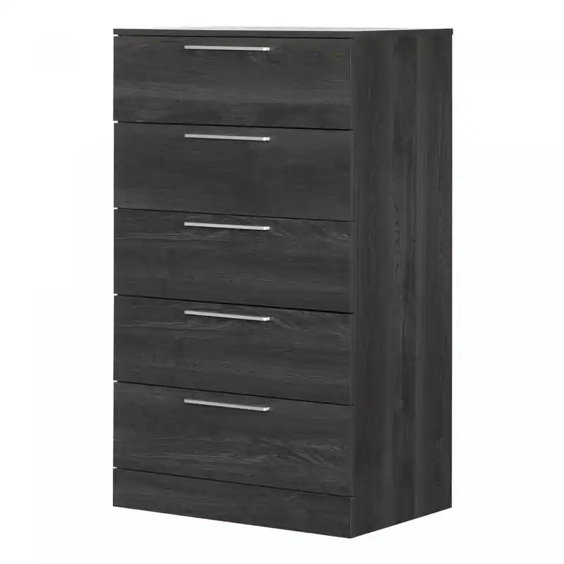 Step One Essential 5-drawer Chest - Gray Oak