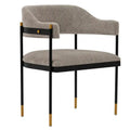 Manhattan Comfort Modern Lia Chenille Dining Chair - Stone