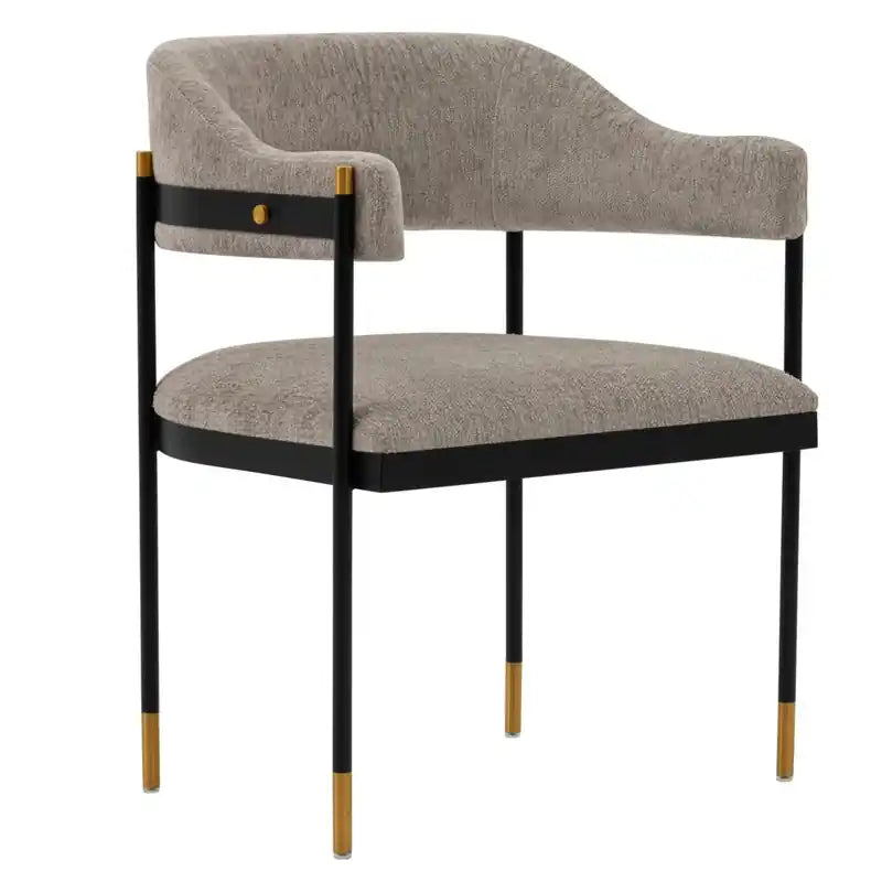Manhattan Comfort Modern Lia Chenille Dining Chair - Stone