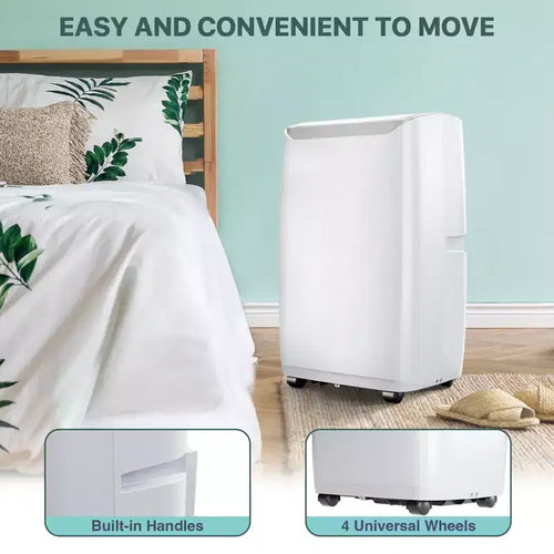 Climatiseur Portable de 14 000 BTU, Refroidit Jusqu'à 70 m², Unité de Climatisation Portable avec Déshumidificateur