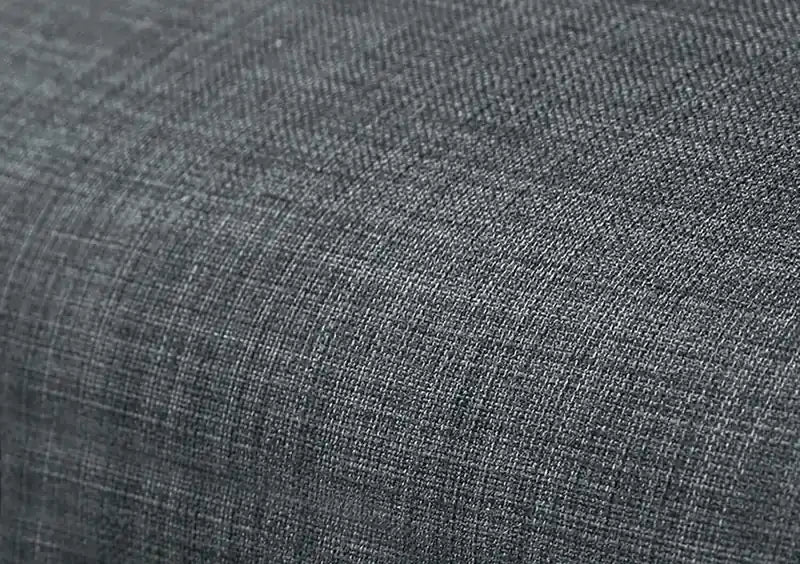 Futon Klik Klak avec pieds en métal et capitonnage, tissu imitation lin, Juin 73.2