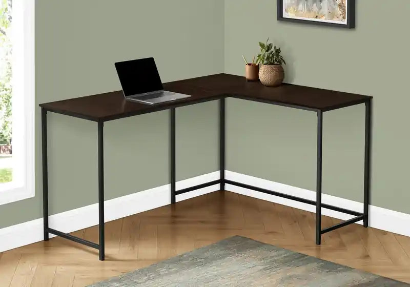 Bureau d'angle en L de 58,25 po