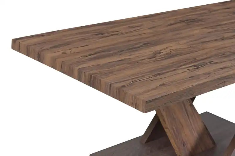 43.3 Table basse moderne - Bois brun foncé