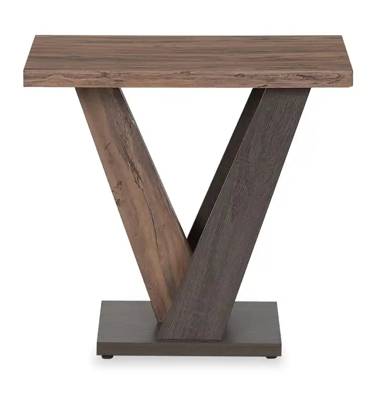 23.6 Table d'appoint moderne - Bois marron foncé