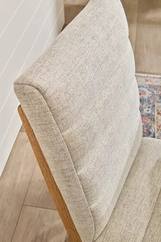 Chaise de salle à manger Lotus en tissu de polyester