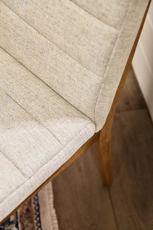 Chaise de salle à manger Lotus en tissu de polyester