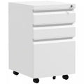 Vinsetto 3-drawer Vertical Filing Cabinet For Letter A4 Legal Size