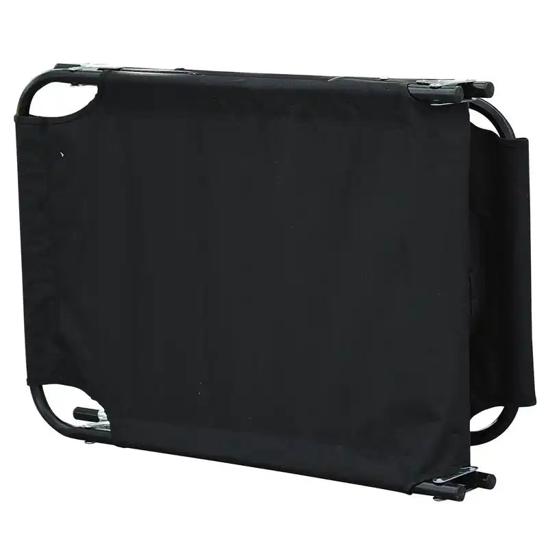 Outsunny Adjustable Garden Sun Lounger Black