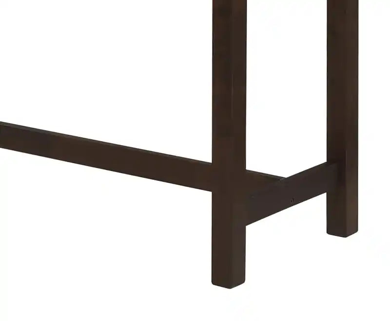 60'' Ensemble Dînette Moderne avec 3 Tabourets Hauteur Comptoir et Ports USB
