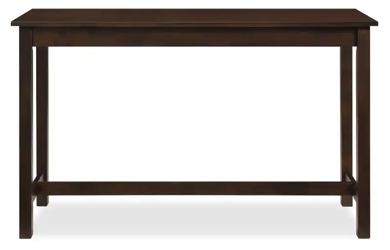 60'' Ensemble Dînette Moderne avec 3 Tabourets Hauteur Comptoir et Ports USB