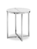 Sampson 20 Modern Round Marble End Table